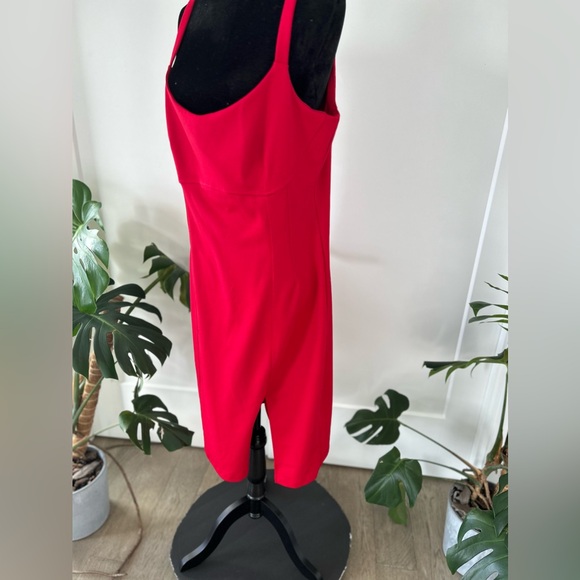 Laundry Sexy Red Dress with side Slit size US 14 - Picture 4 of 6